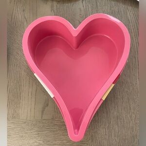 Silicone Heart Bakeware By Kitchenzone - Lot of 2 Silicone Hearts - NWT